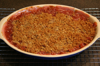 Rhubarb Crisp